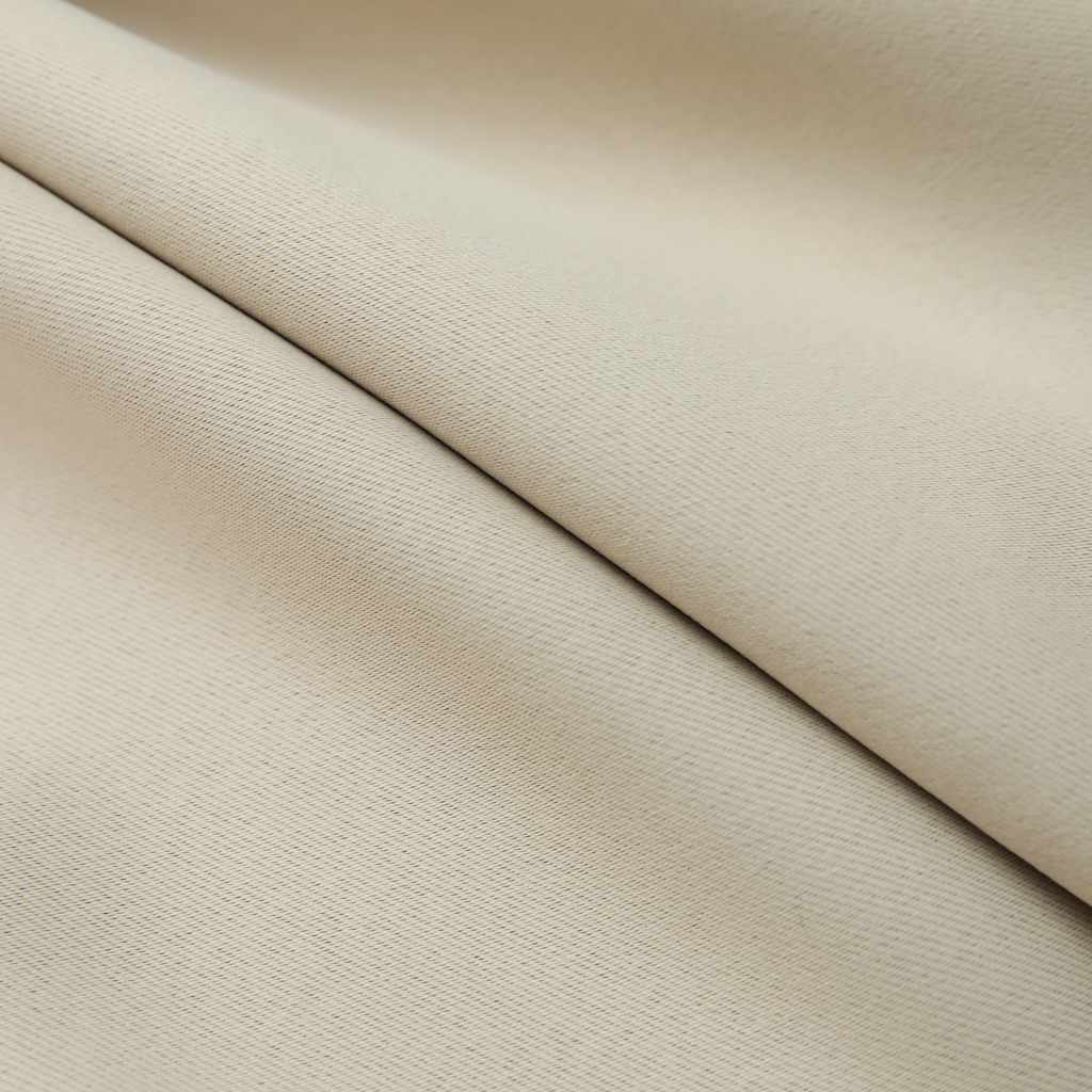 Lystette gardiner med kroker 2 stk beige 140x245 cm