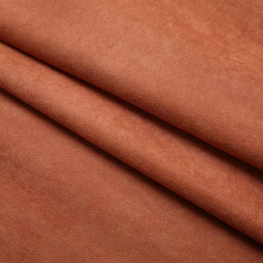 Lystette gardiner med kroker 2 stk rust 140x225 cm