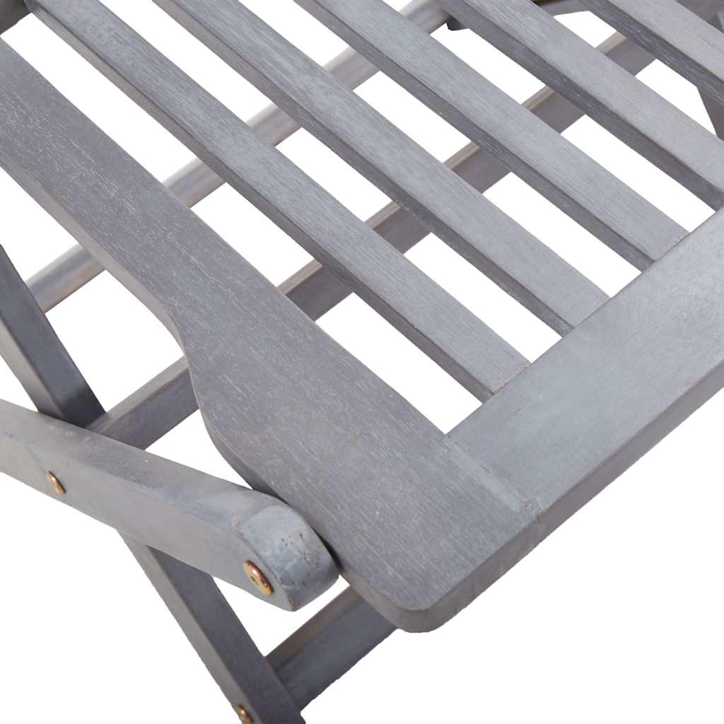 Klappstoler 2 stk. heltre akasie