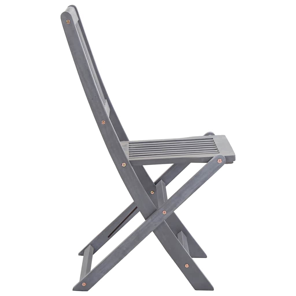 Klappstoler 2 stk. heltre akasie