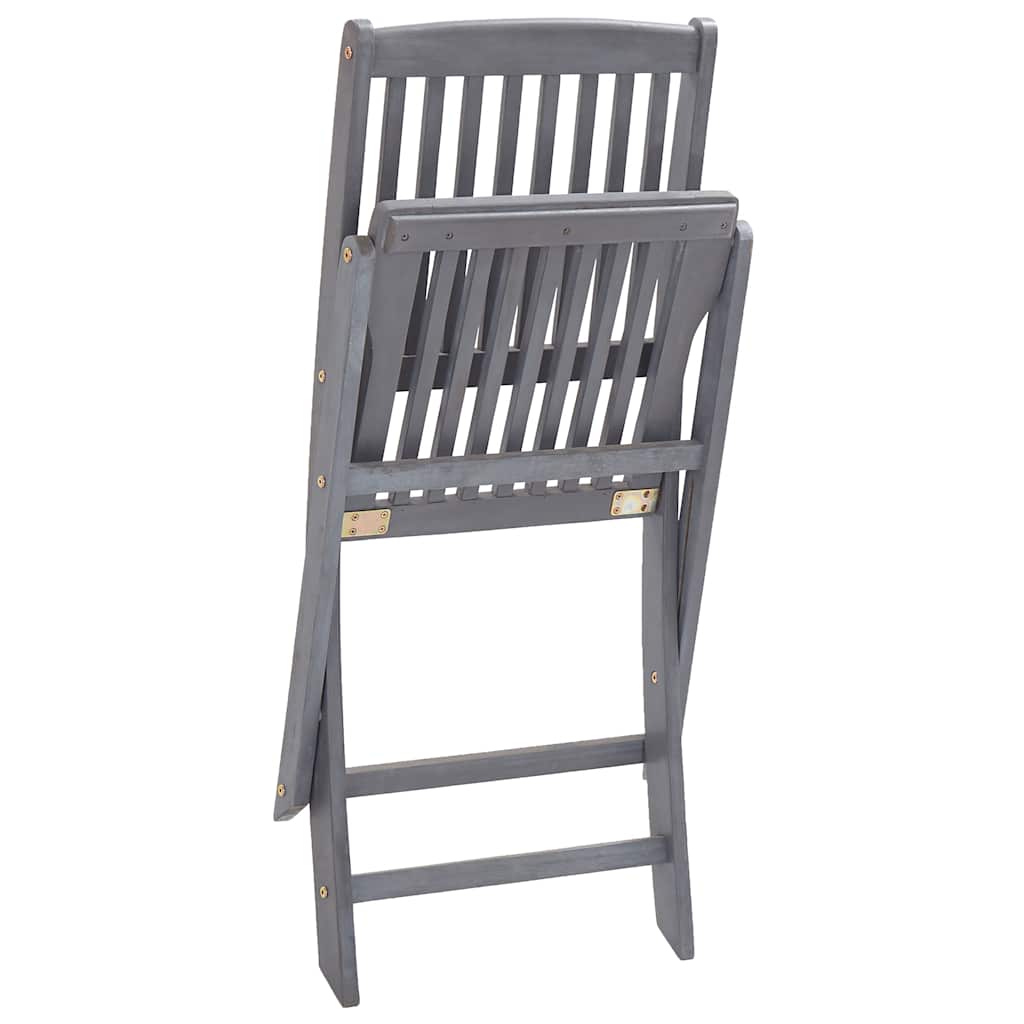 Klappstoler 2 stk. heltre akasie