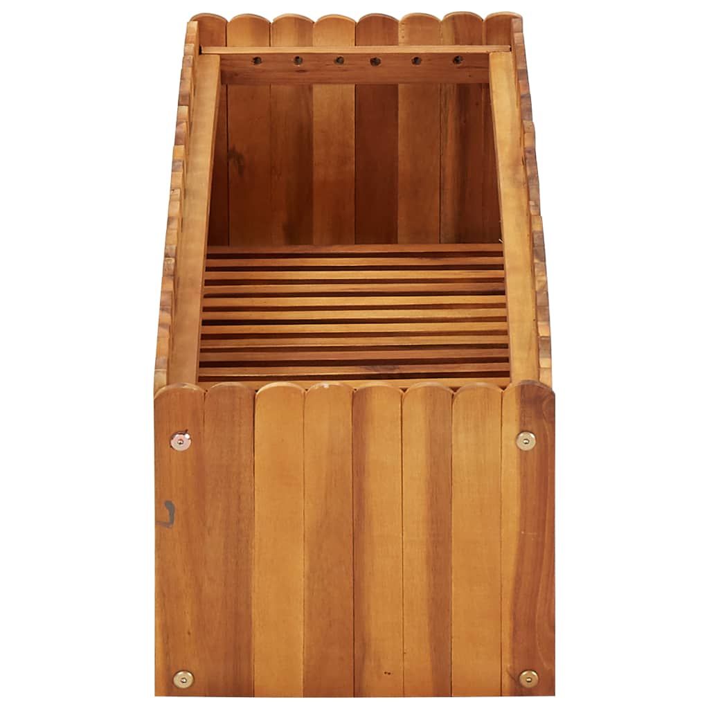 Høybed 100x30x25 cm heltre akasie