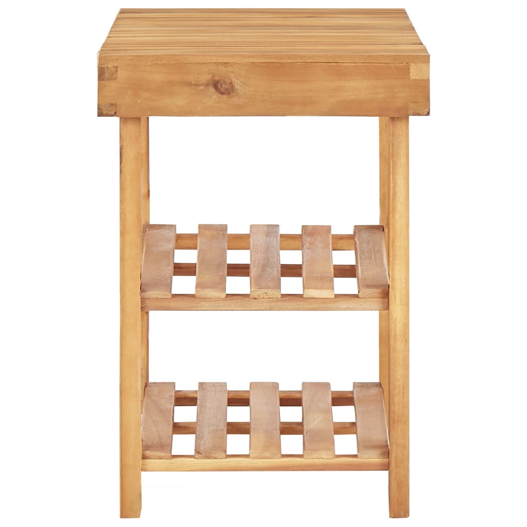 Skostativ 70x32x46 cm heltre akasie
