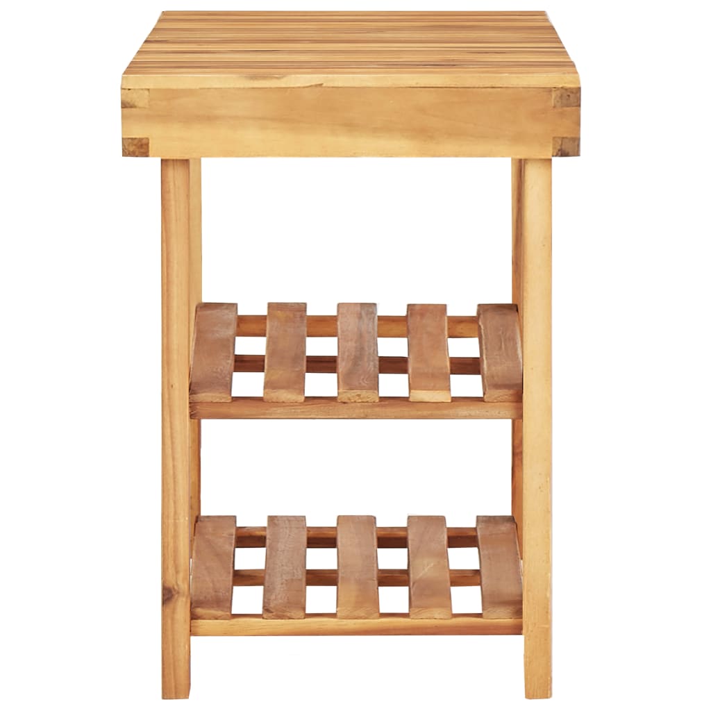 Skostativ 90x32x46 cm heltre akasie