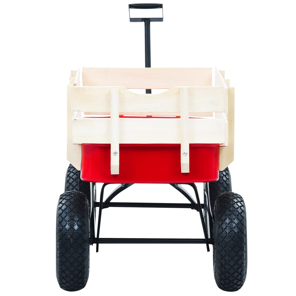 Håndtralle 150 kg rød