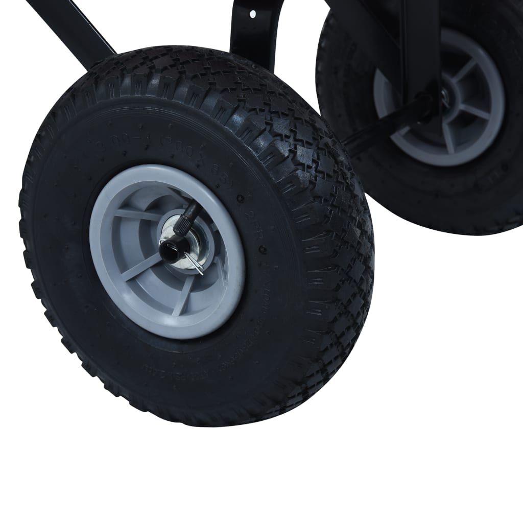 Håndtralle 150 kg rød