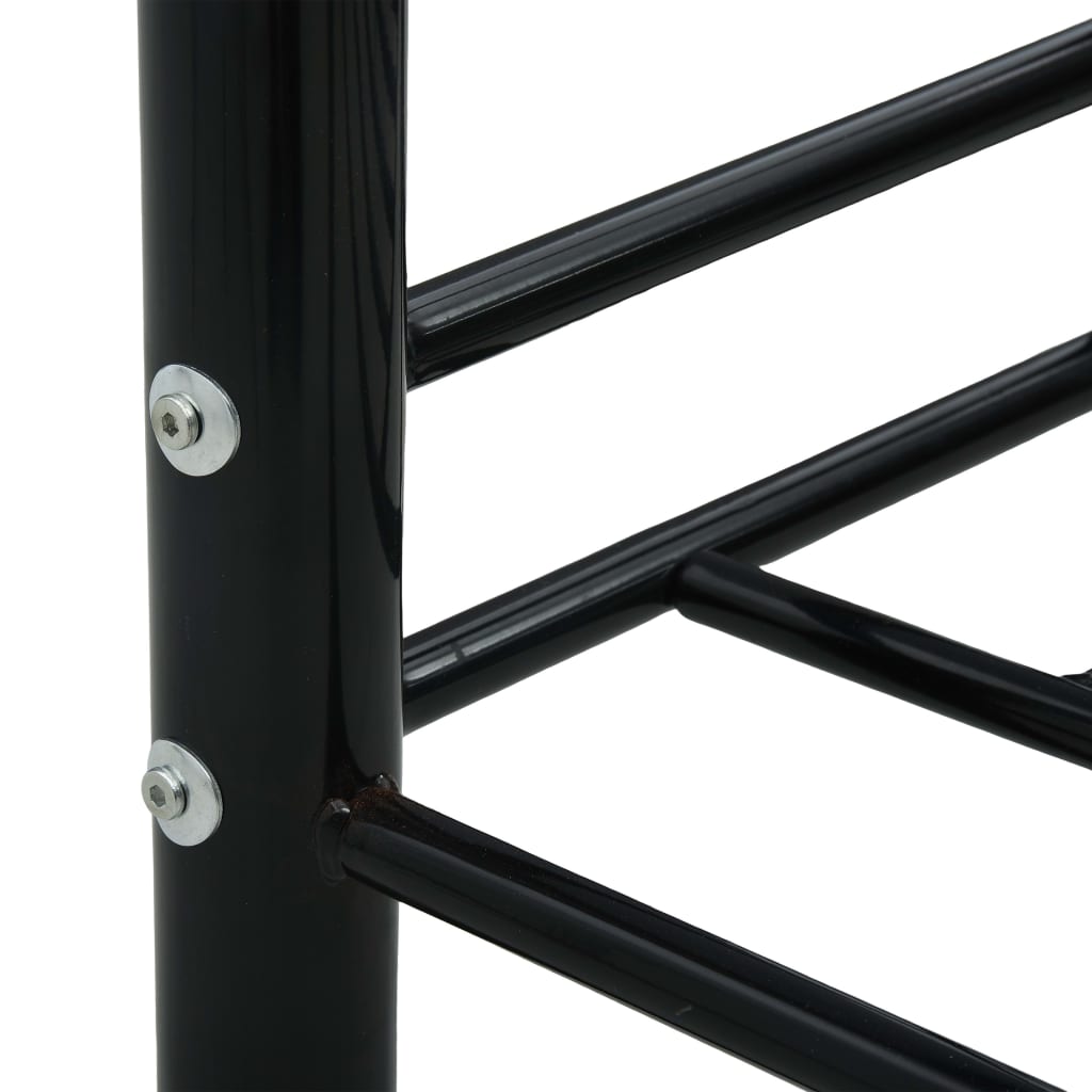 Ramme til dagseng svart metall 90x200 cm