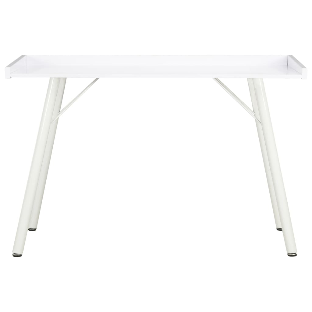 Skrivebord hvit 90x50x79 cm