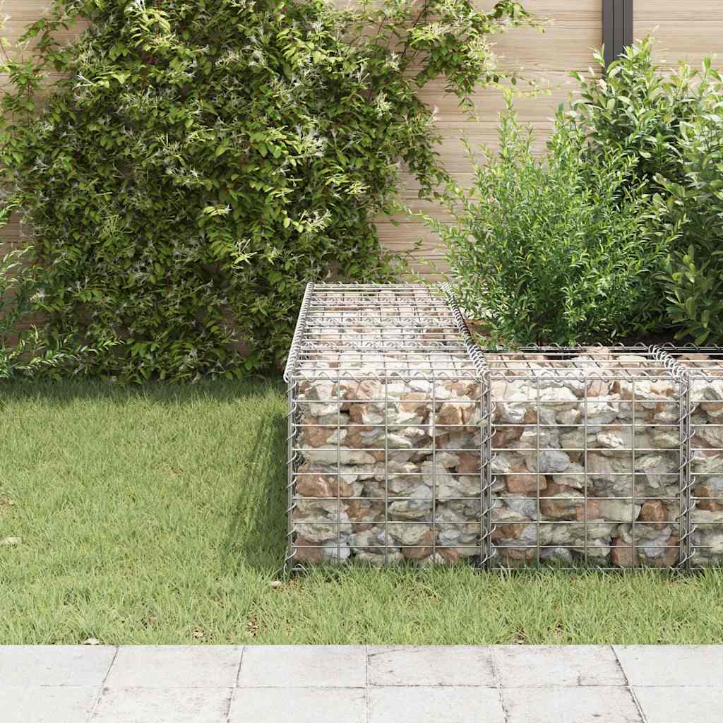 Gabion høybed kubeformet ståltråd 40x40x40 cm