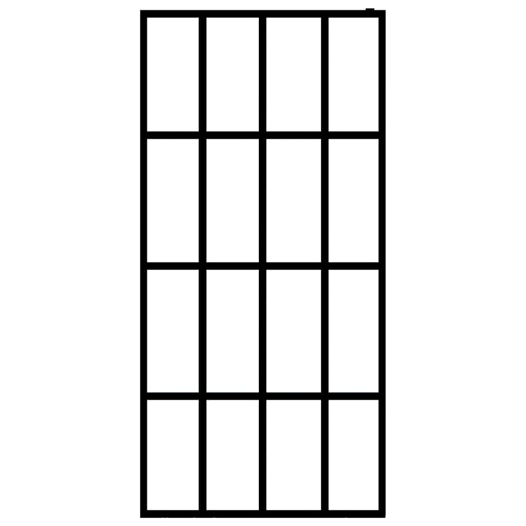 Dusjskjerm klart herdet glass 90x195 cm