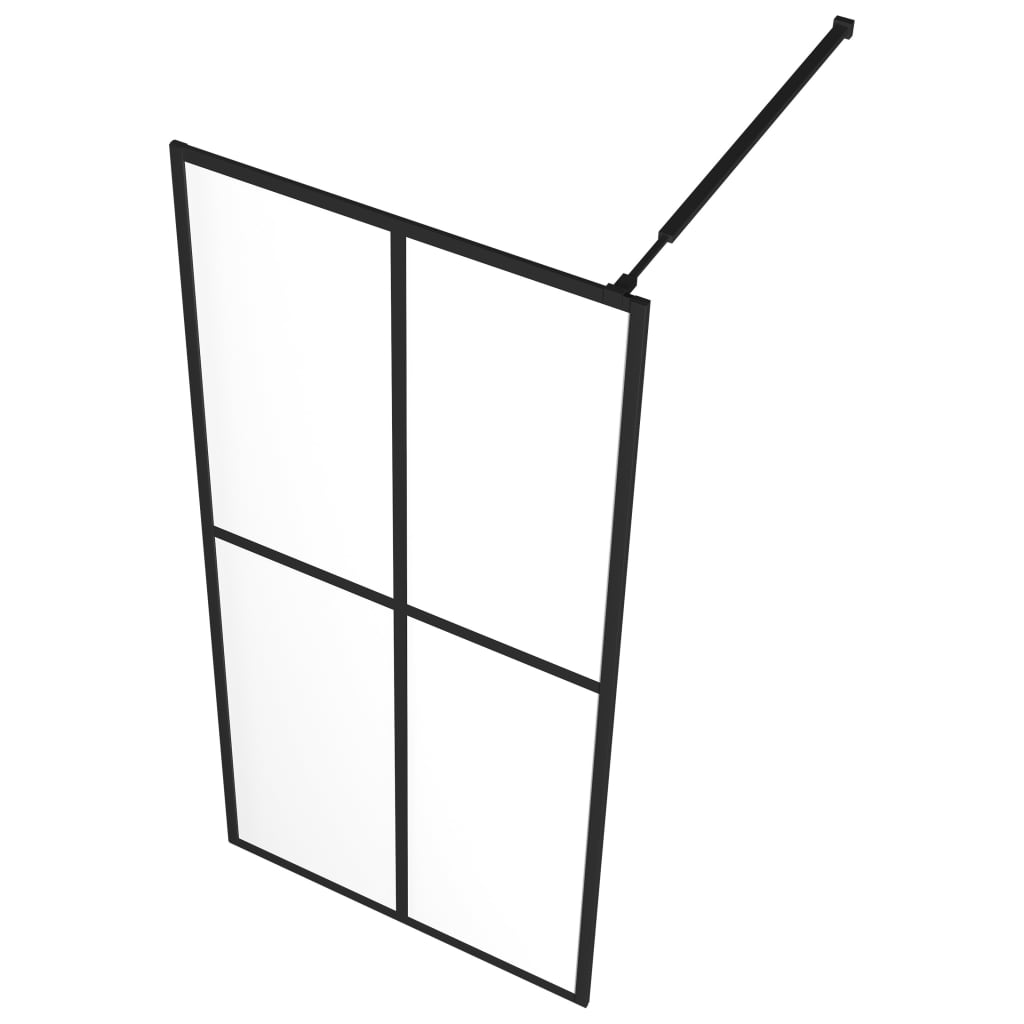 Dusjskjerm klart herdet glass 100x195 cm