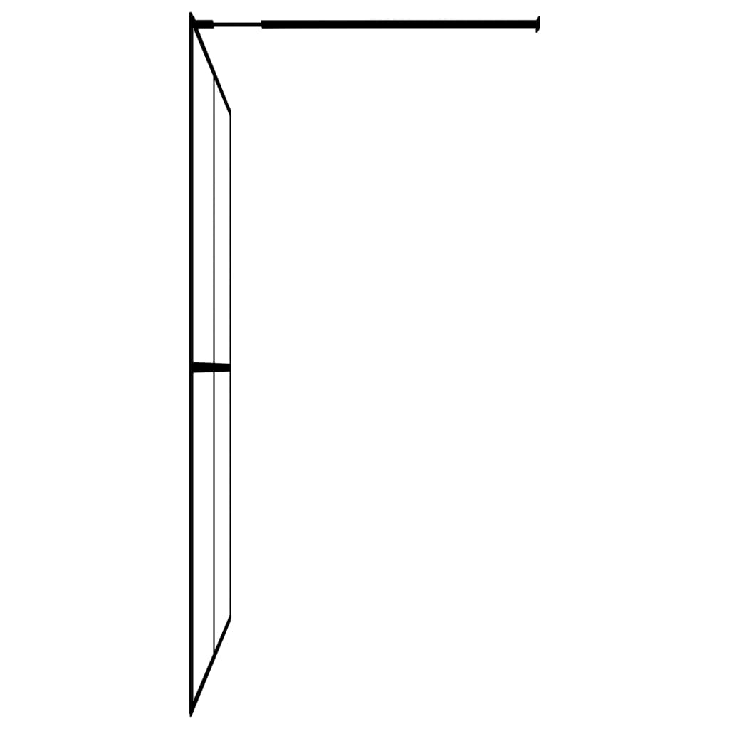 Dusjskjerm frostet herdet glass 80x195 cm