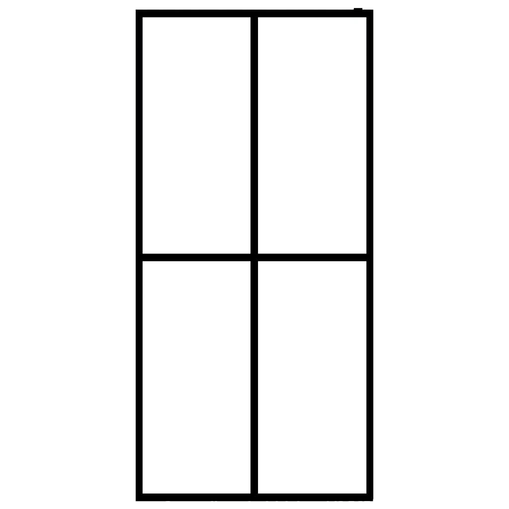 Dusjskjerm frostet herdet glass 140x195 cm