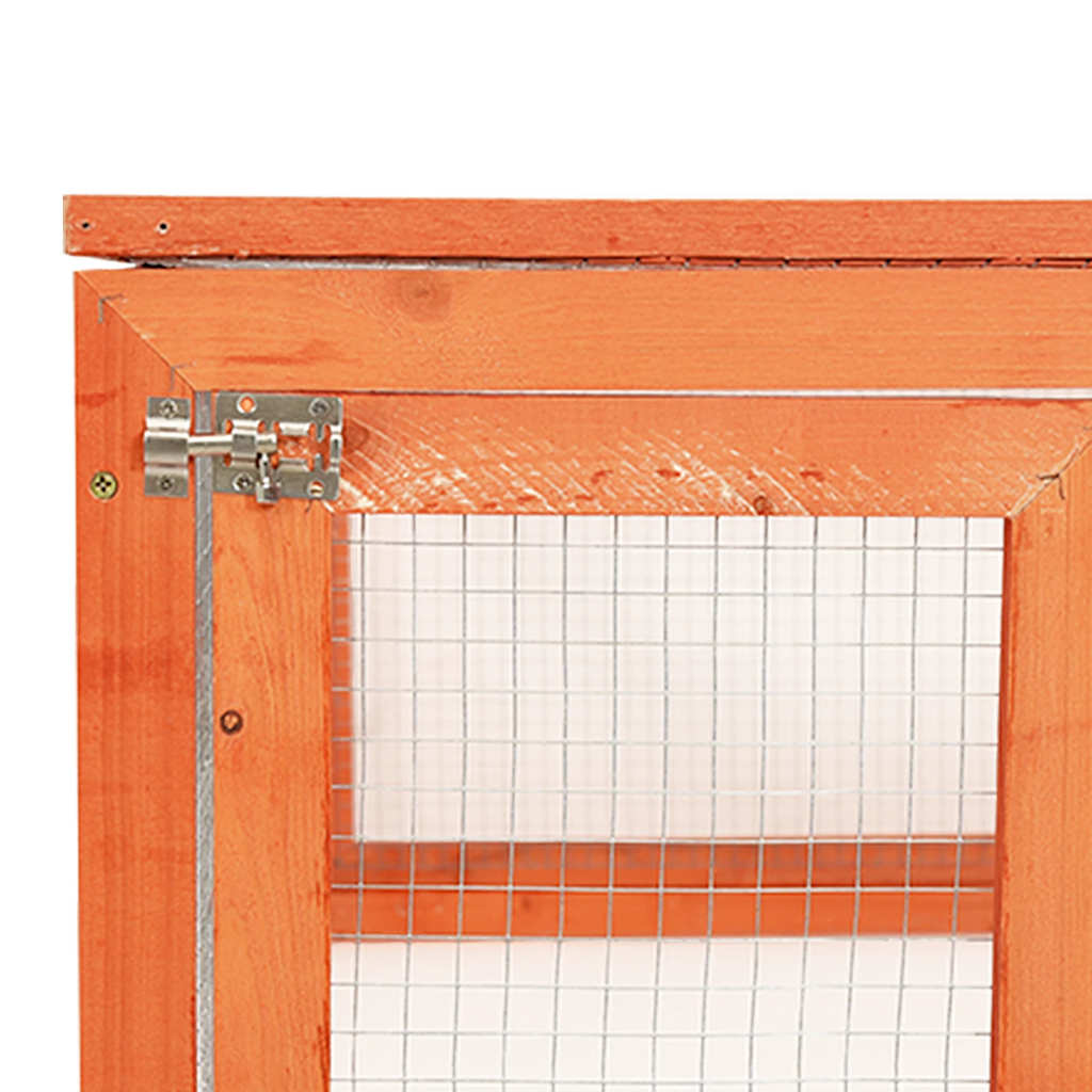 Kaninbur 183x90x46,5 cm heltre gran vidaXL