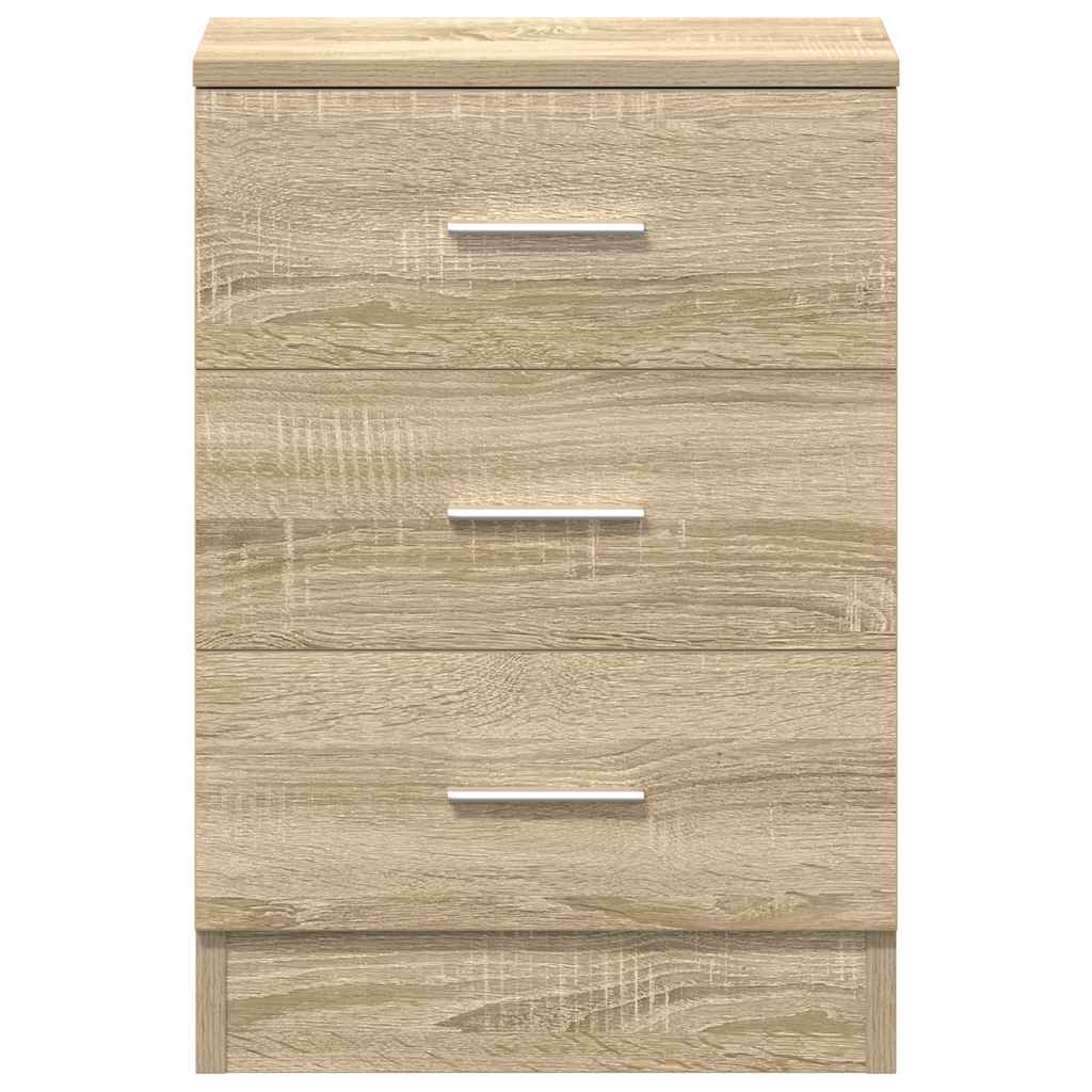 Nattbord sonoma eik 38x35x56 cm konstruert tre vidaXL