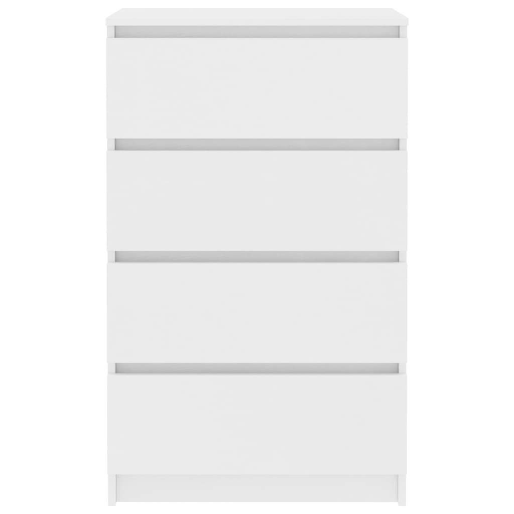 Skjenk hvit 60x35x98,5 cm konstruert tre