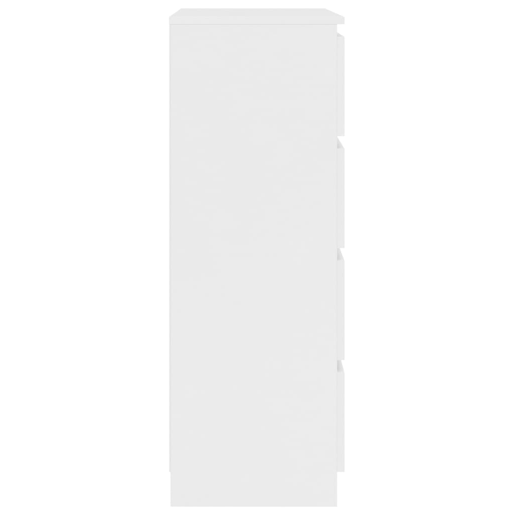 Skjenk hvit 60x35x98,5 cm konstruert tre