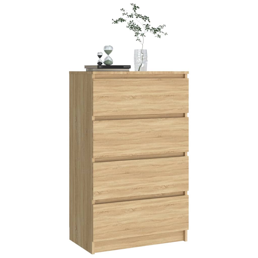 Skjenk sonoma eik 60x35x98,5 cm konstruert tre