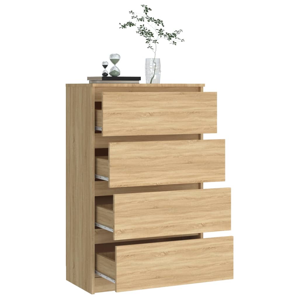 Skjenk sonoma eik 60x35x98,5 cm konstruert tre