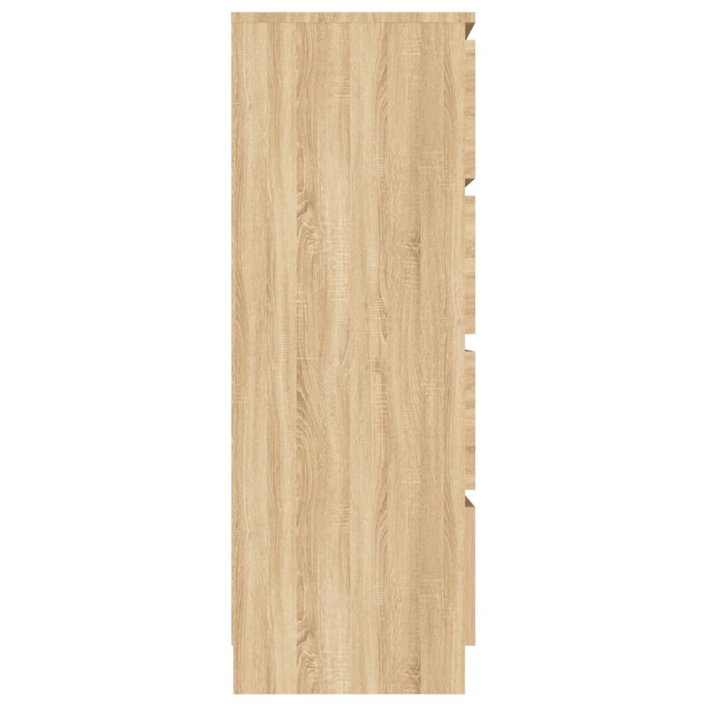 Skjenk sonoma eik 60x35x98,5 cm konstruert tre