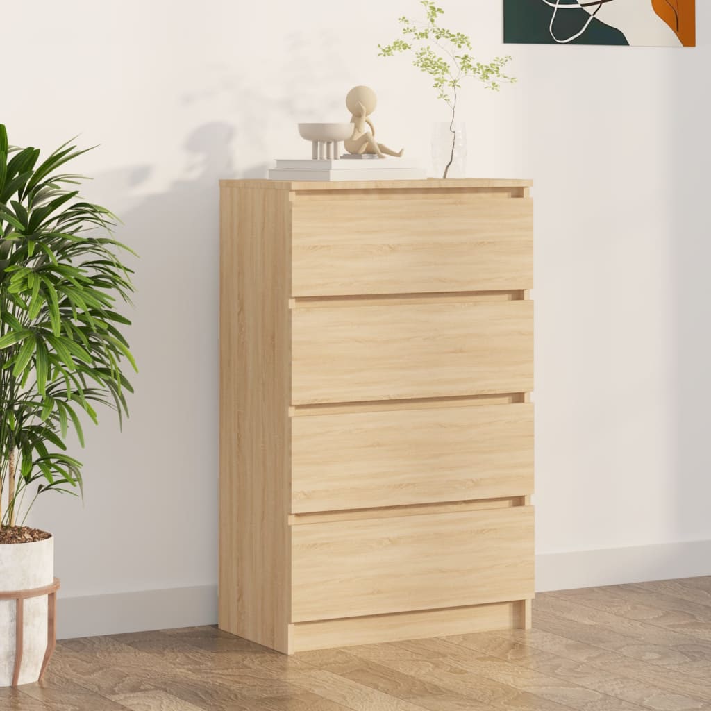 Skjenk sonoma eik 60x35x98,5 cm konstruert tre