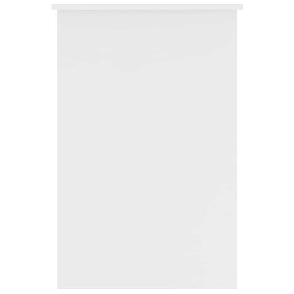 Skrivebord hvit 100x50x76 cm konstruert tre