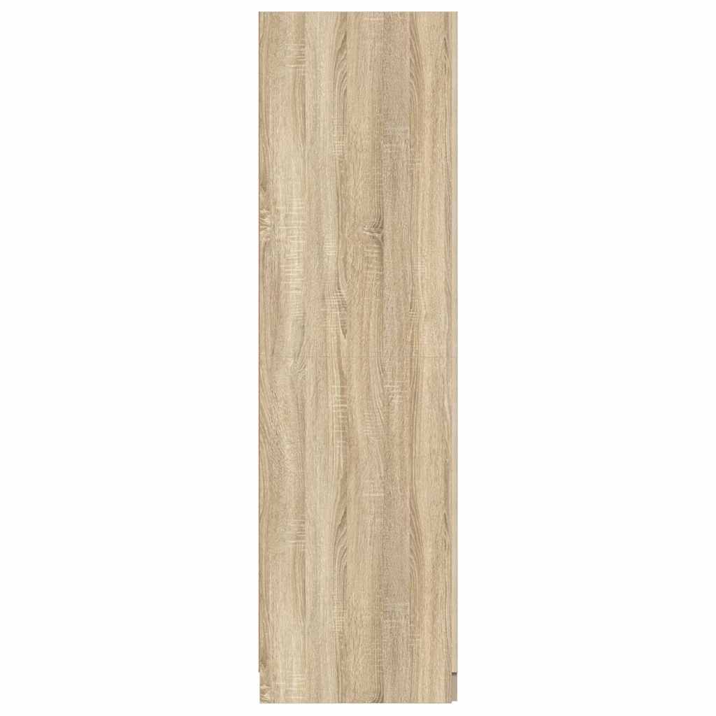 Garderobe sonoma eik 80x52x180 cm konstruert tre