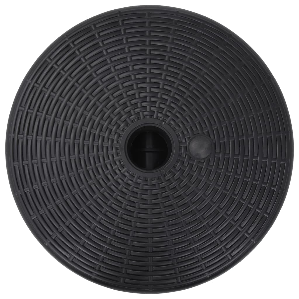 Parasollfot sand/vann 24 L svart