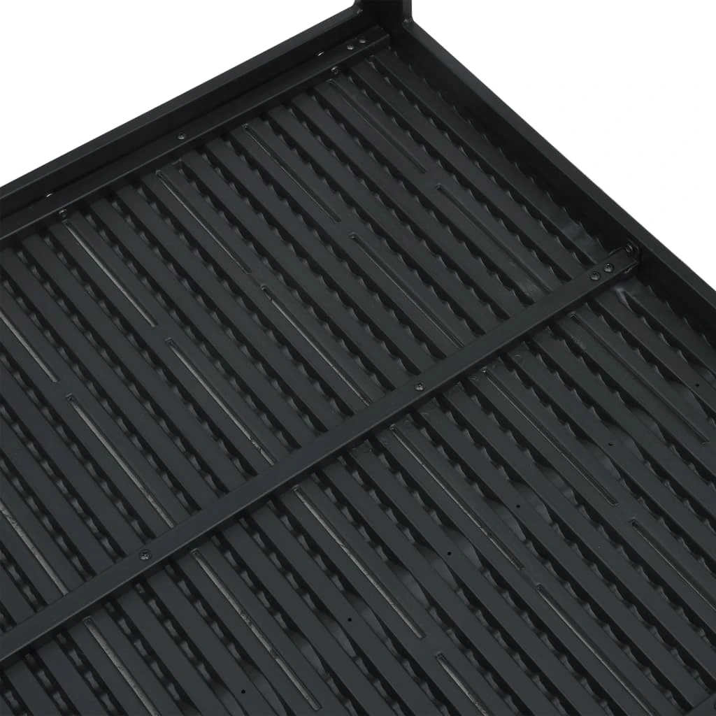 Salongbord svart 78x78x74 cm HDPE treutseende