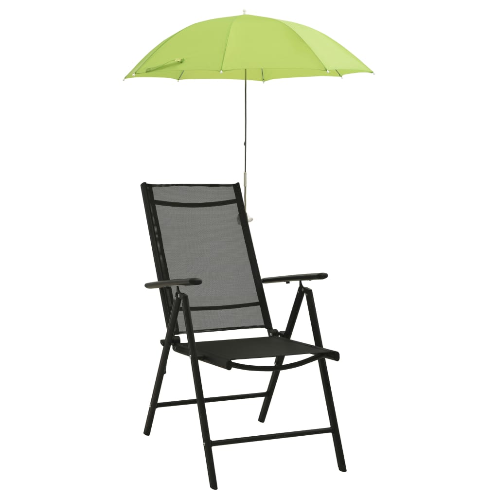 Parasoller til campingstol 2 stk grønn 105 cm