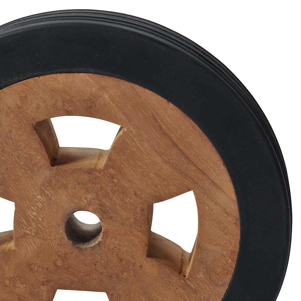 Reservehjul for solseng 2 stk heltre teak