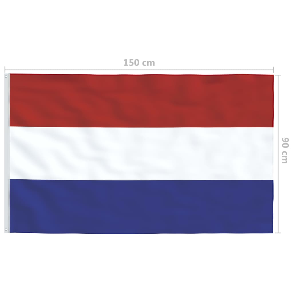 Nederlandsk flagg 90x150 cm