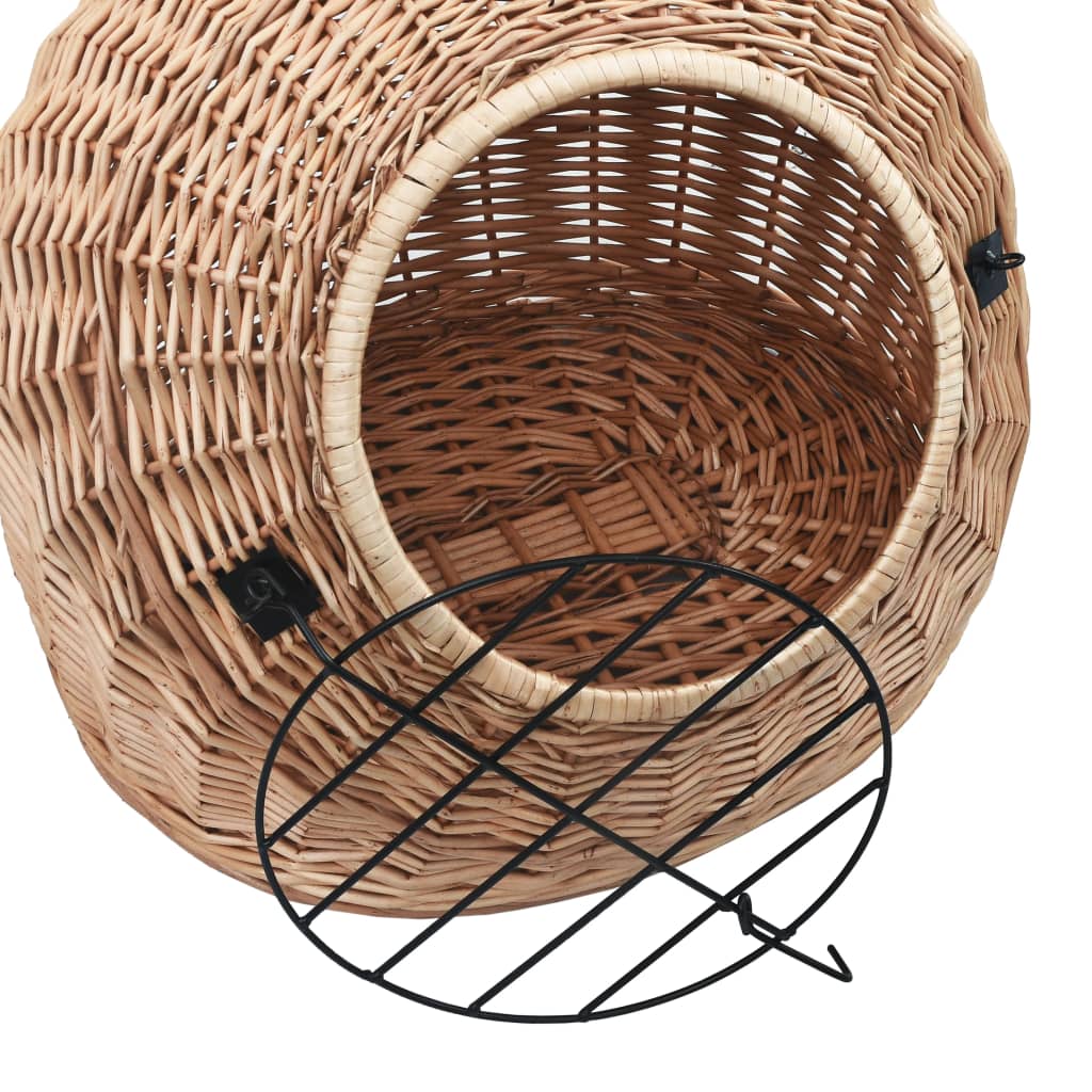 Kurvhule for katter 50x42x40 cm naturlig selje