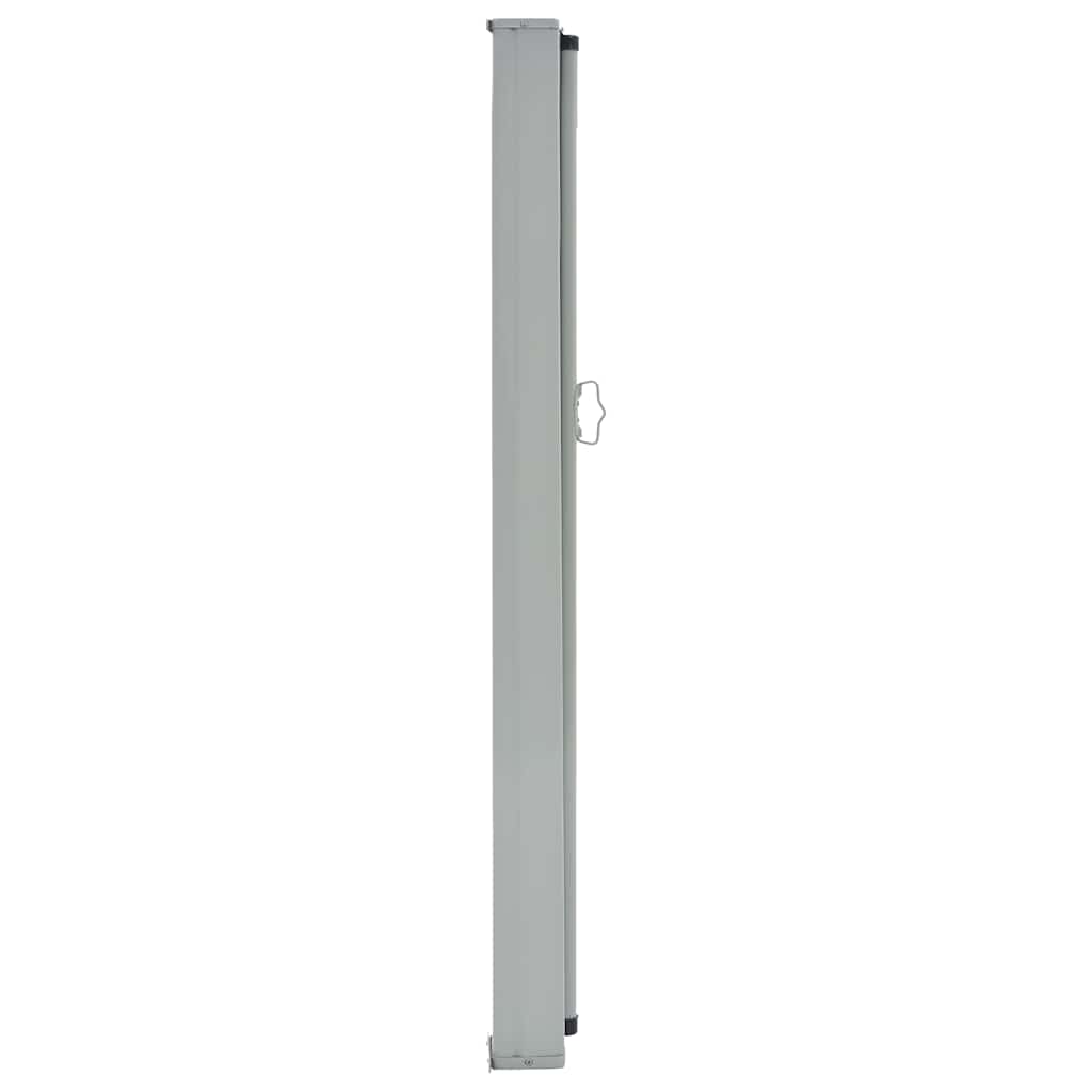 Uttrekkbar sidemarkise 60x300 cm grå