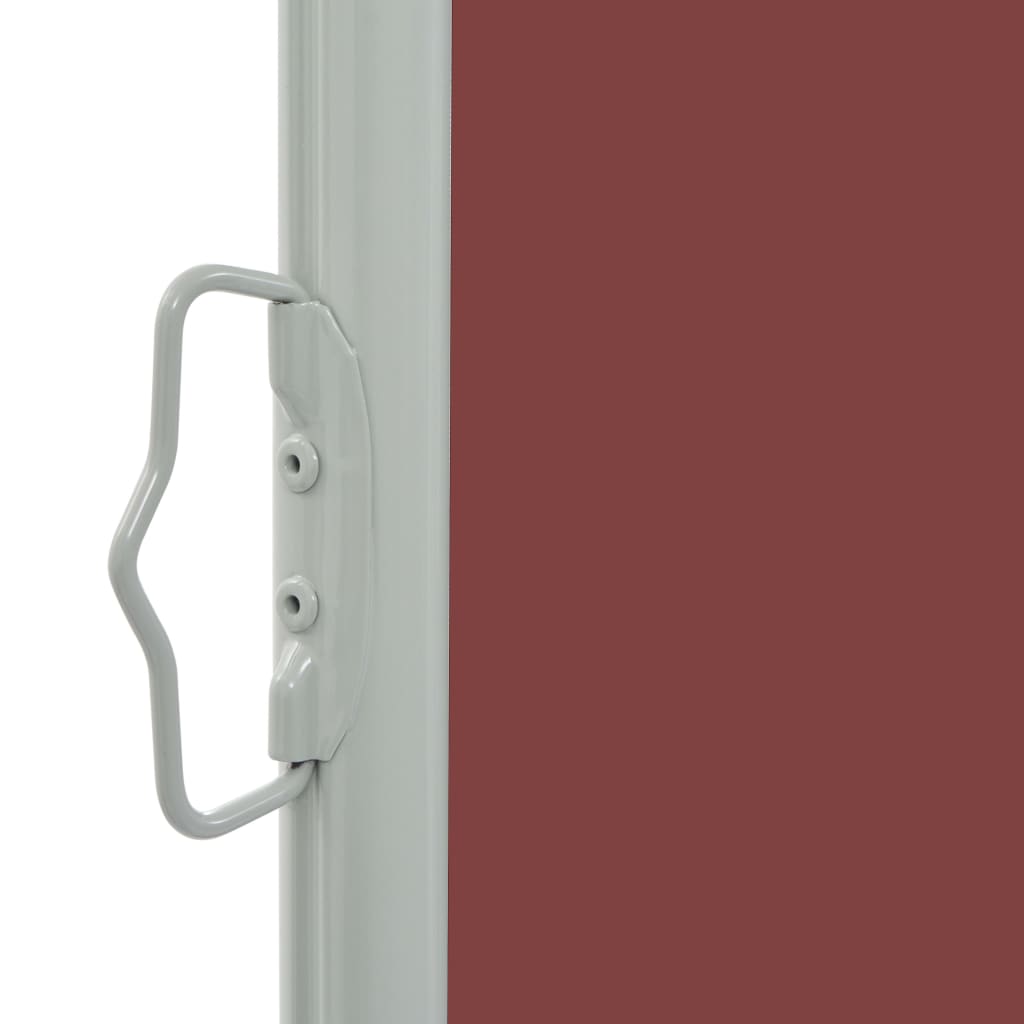 Uttrekkbar sidemarkise 80x300 cm brun