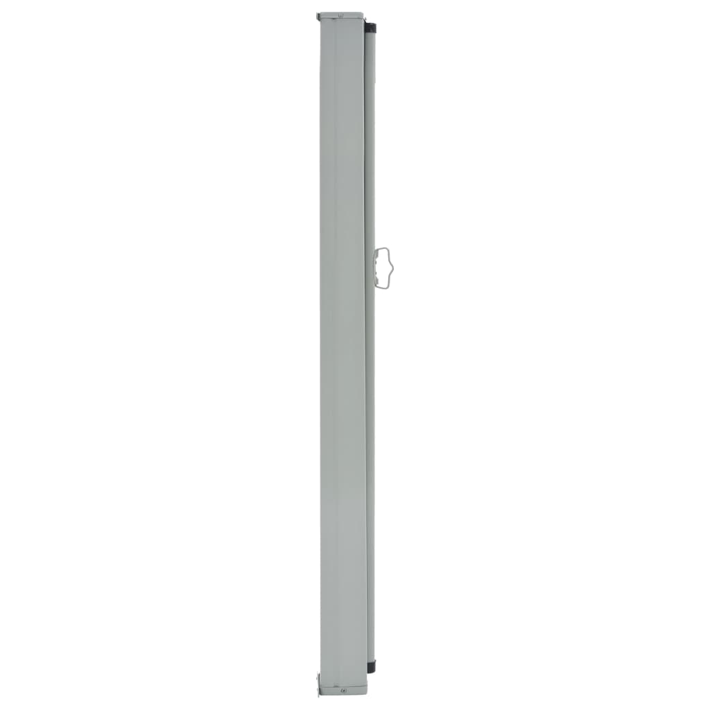 Uttrekkbar sidemarkise 80x300 cm brun