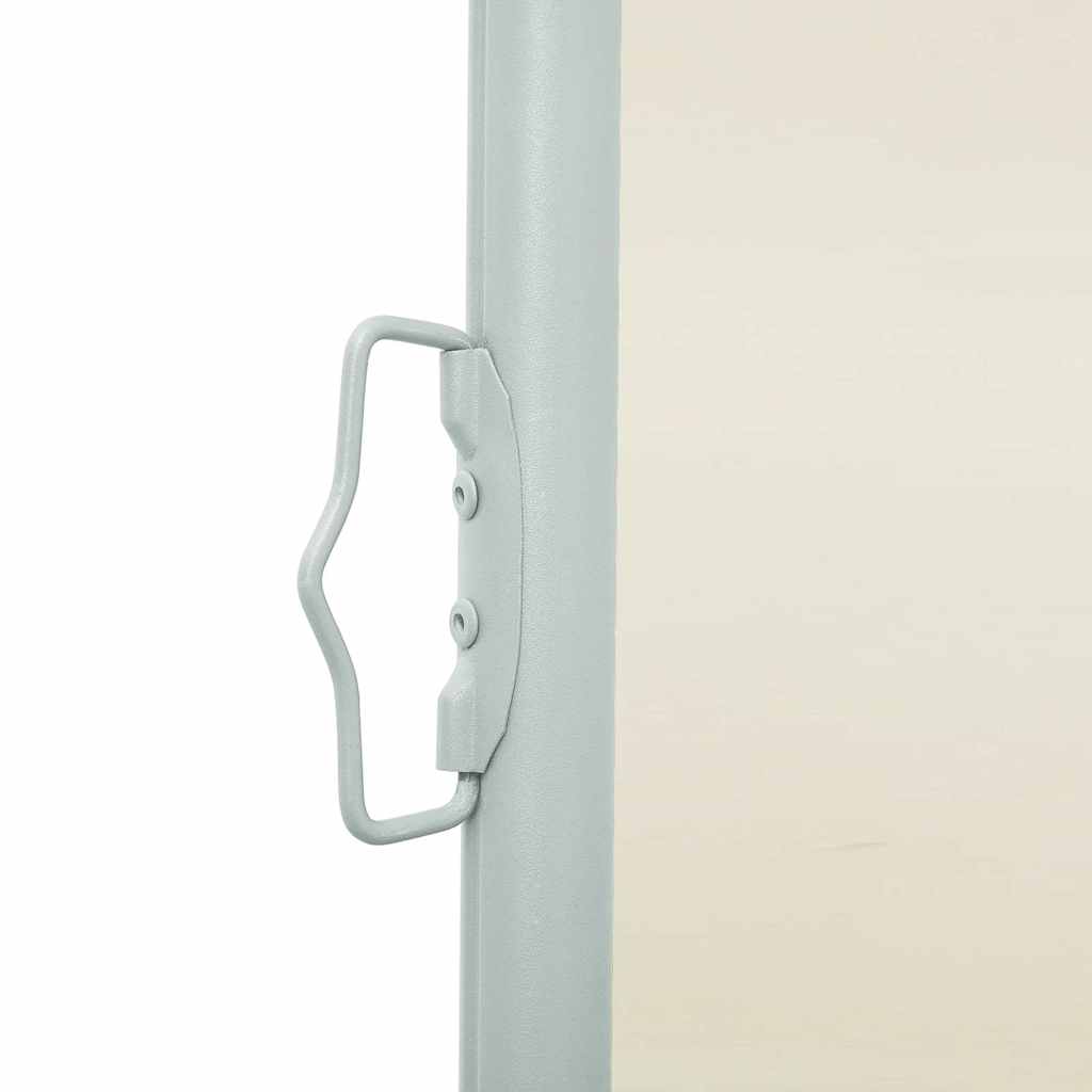 Uttrekkbar sidemarkise 170x300 cm kremhvit