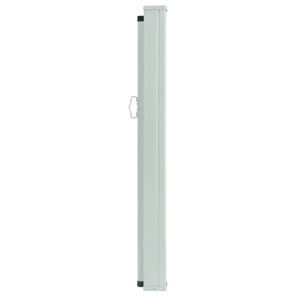 Uttrekkbar sidemarkise 100x300 cm kremhvit