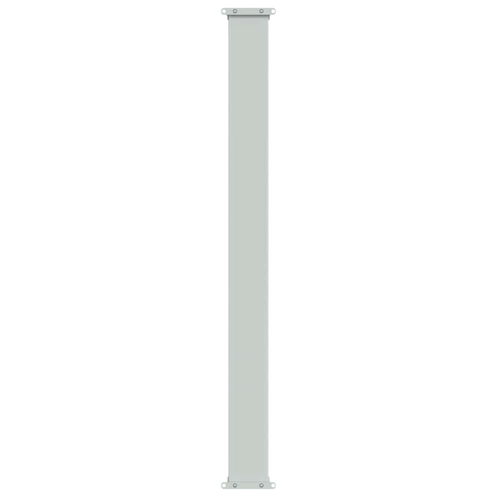 Uttrekkbar sidemarkise 100x500 cm kremhvit vidaXL
