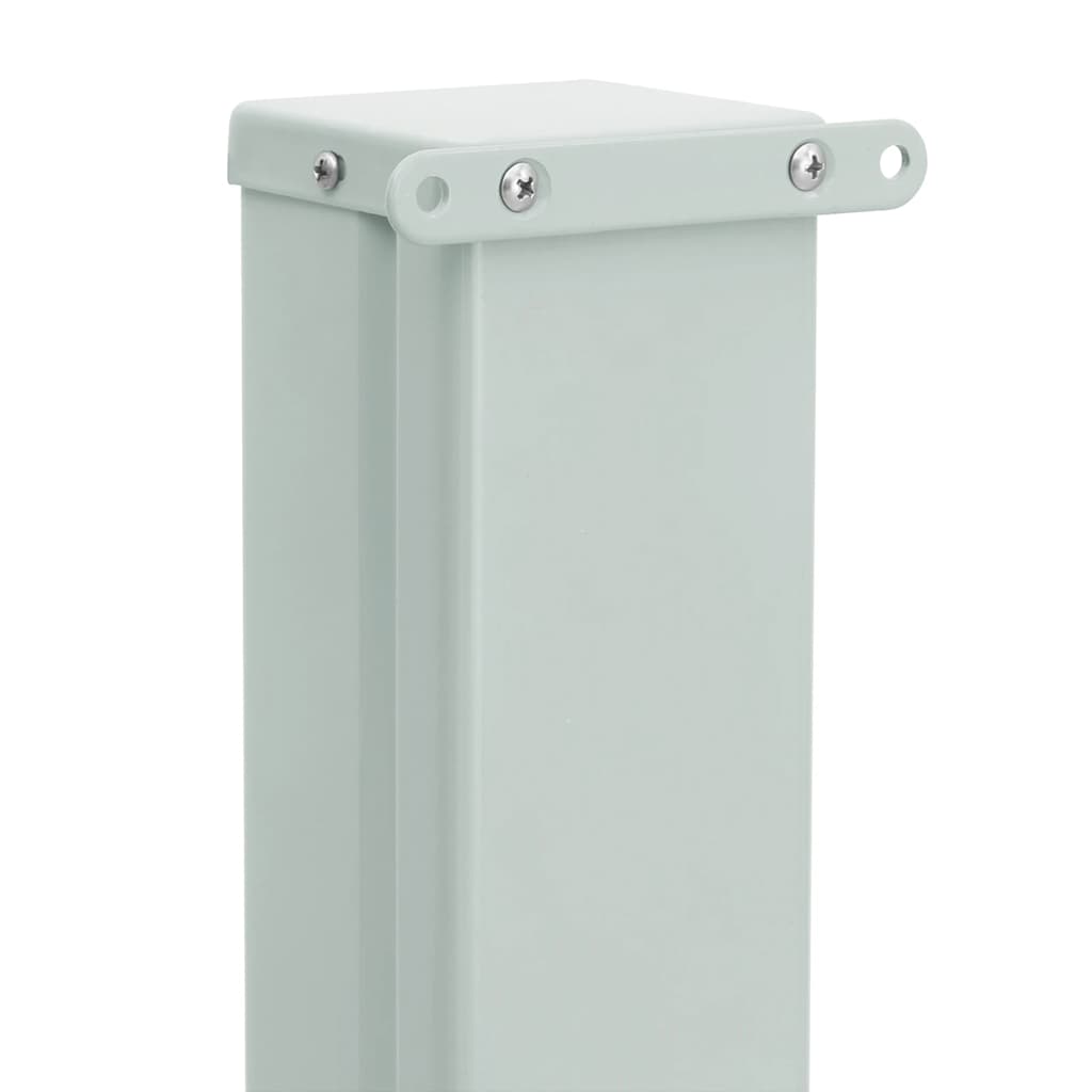 Uttrekkbar sidemarkise 100x500 cm kremhvit vidaXL