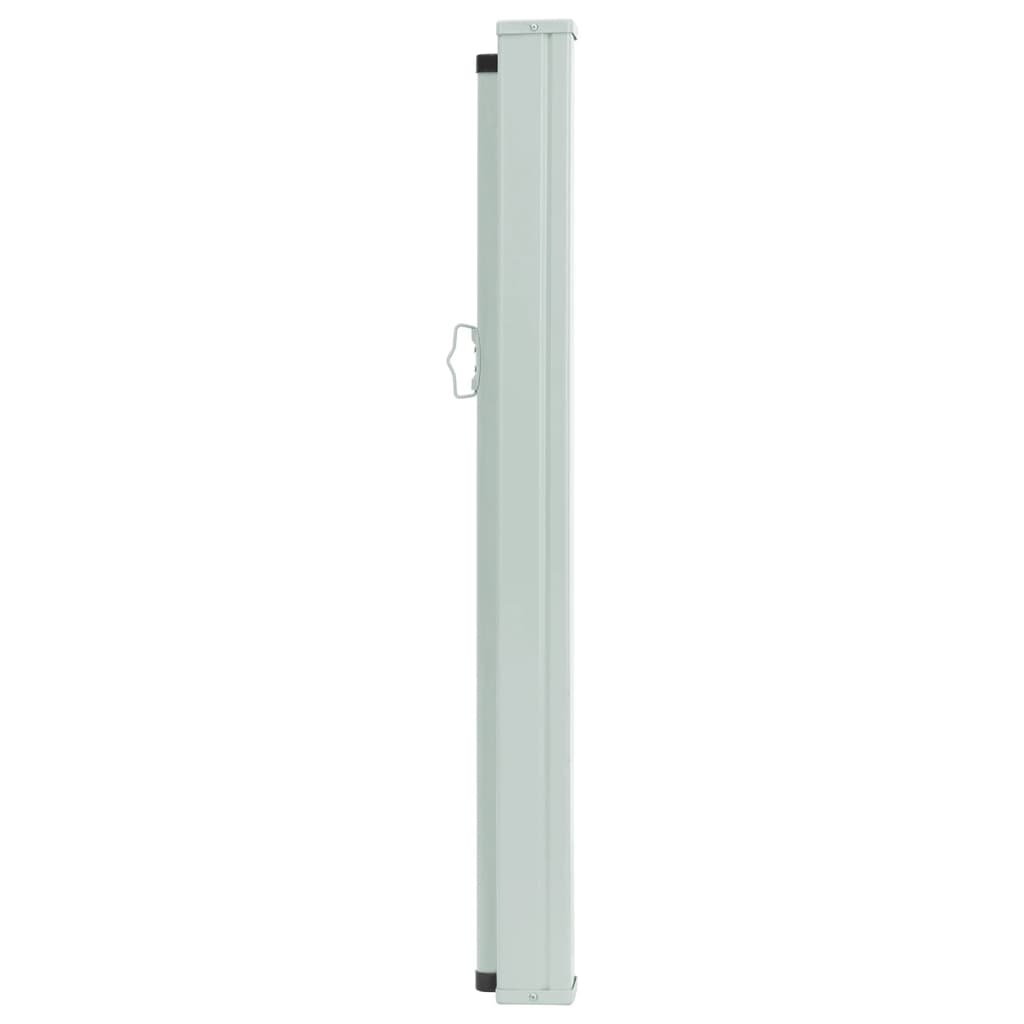 Uttrekkbar sidemarkise 120x500 cm kremhvit