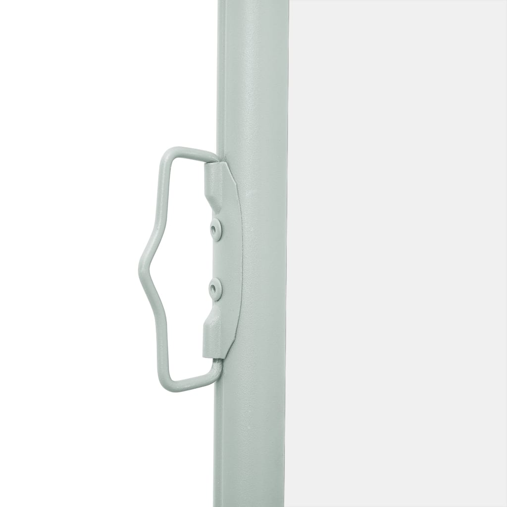 Uttrekkbar sidemarkise 120x500 cm kremhvit