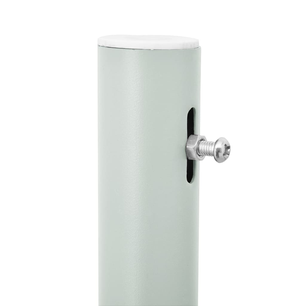 Uttrekkbar sidemarkise 120x500 cm kremhvit
