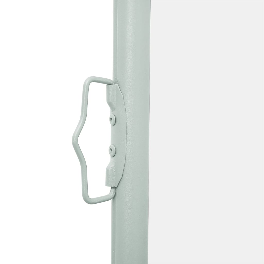 Uttrekkbar sidemarkise 140x500 cm kremhvit