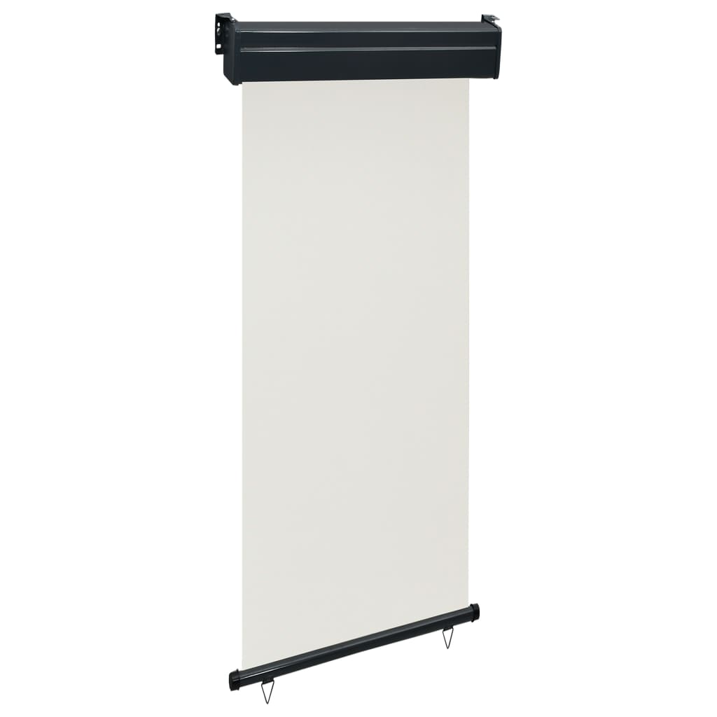 Sidemarkise for balkong 80x250 cm kremhvit