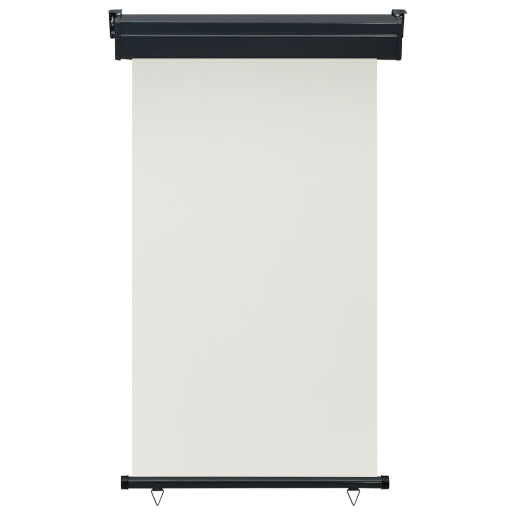 Sidemarkise for balkong 100x250 cm kremhvit