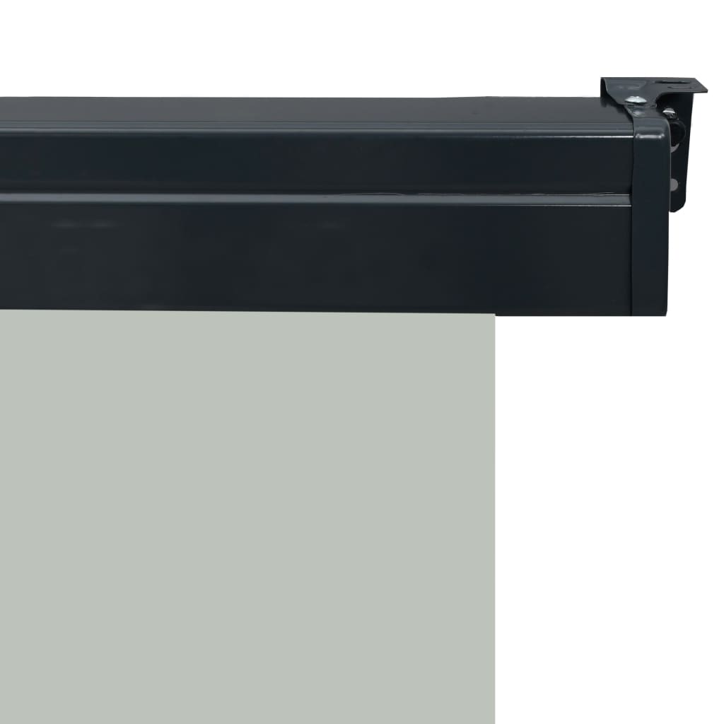 Sidemarkise for balkong 100x250 cm grå