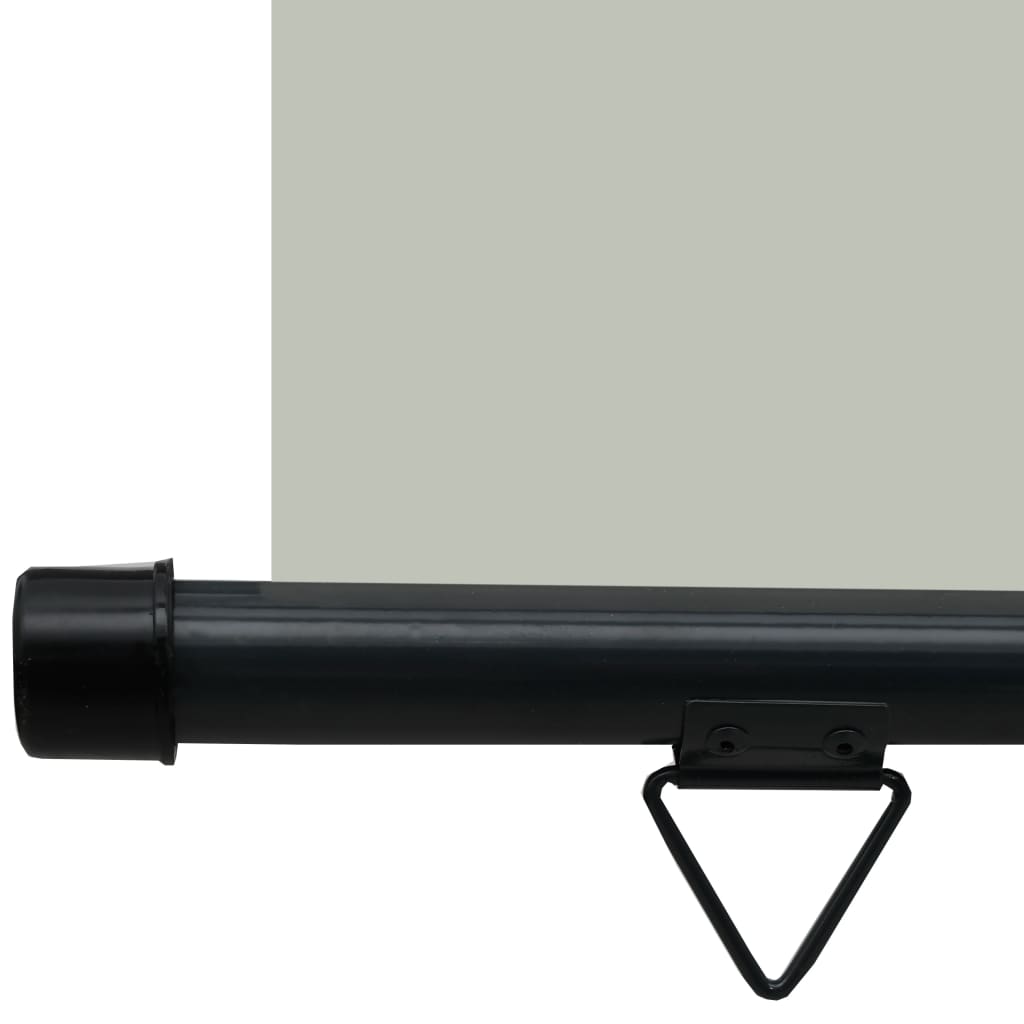 Sidemarkise for balkong 100x250 cm grå