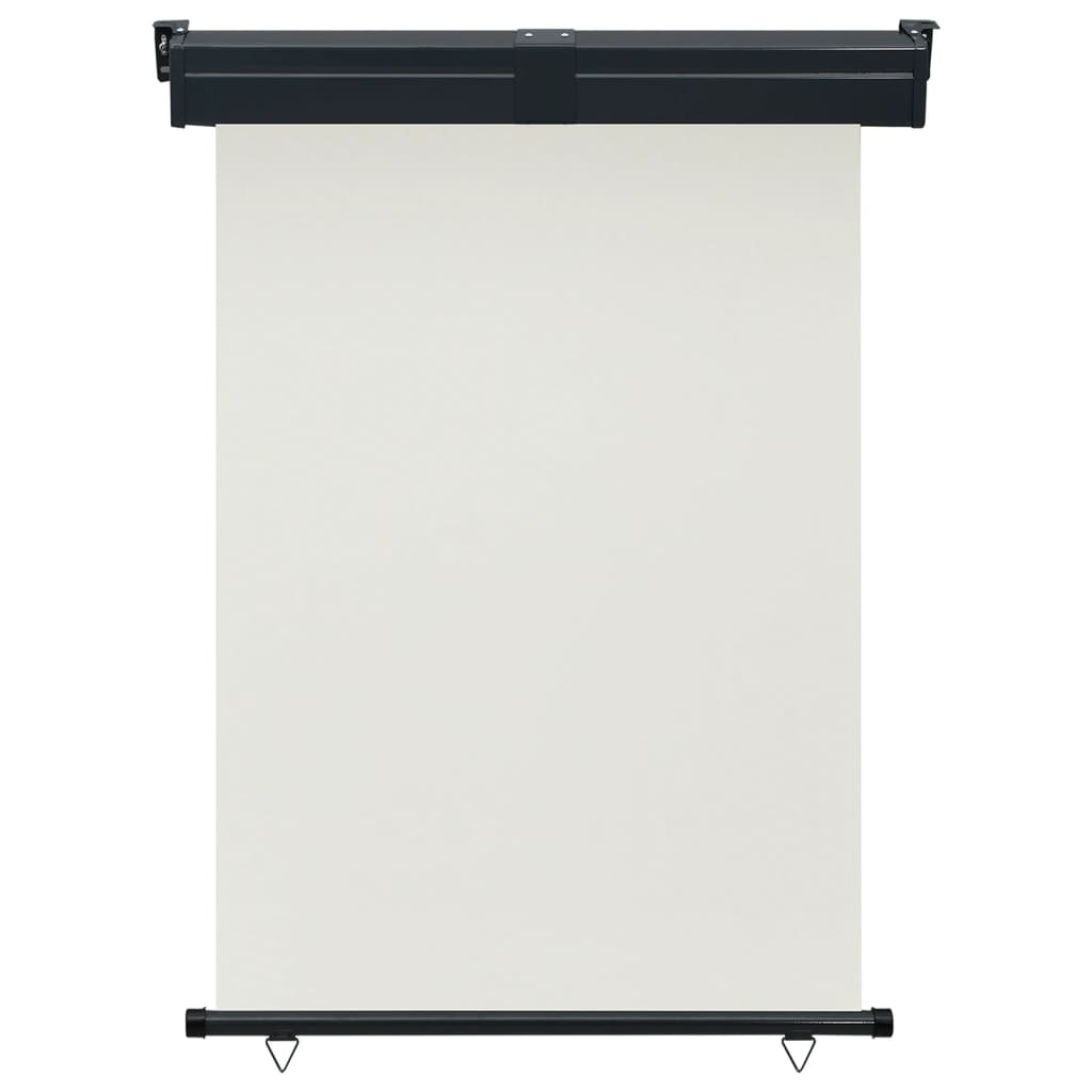 Sidemarkise for balkong 125x250 cm kremhvit