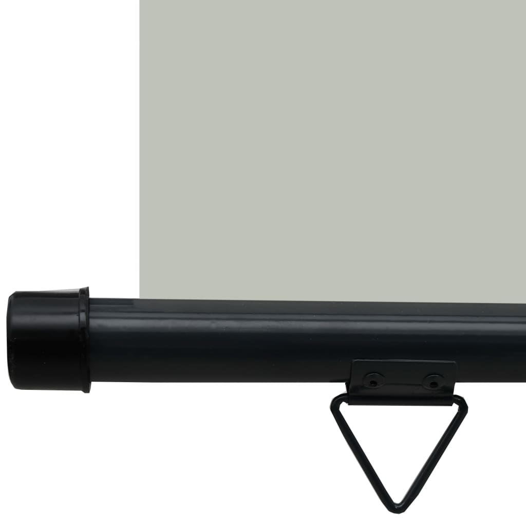 Sidemarkise for balkong 125x250 cm grå